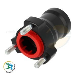 Aufnahme Aluminium ECO-Line   25mm  Lnge: 75mm  schwarz eloxiert