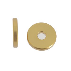 U-Scheibe Aluminium  : 30mm  Dicke: 5mm   gold eloxiert