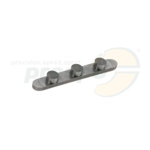 Pafeder mit 3 Stiften   Abstand: 34mm   Hhe: 3,0mm   -Stifte 7,4mm