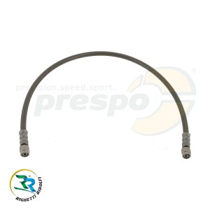 Bremsleitung Stahlflex mit PVC berzug  (transparent)   Lnge: 42cm
