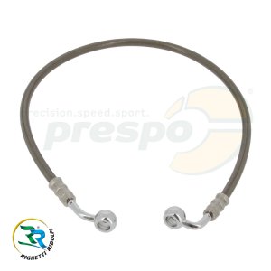 Bild 08 Bremsleitung Stahlflex mit Anschlu fr Hohlschrauben   Lnge: 62cm