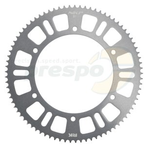 Kettenrad Aluminium HQ  Typ 219   Z 81          Farbe: matt-silber eloxiert