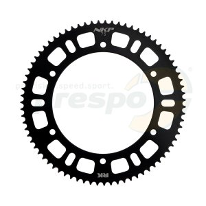 Kettenrad Aluminium HQ  Typ 219   Z 75          Farbe: schwarz eloxiert