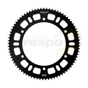 Kettenrad Aluminium HQ  Typ 219   Z 77          Farbe: schwarz eloxiert