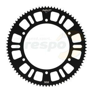 Kettenrad Aluminium HQ  Typ 219   Z 81          Farbe: schwarz eloxiert