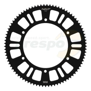 Kettenrad Aluminium HQ  Typ 219   Z 85          Farbe: schwarz eloxiert
