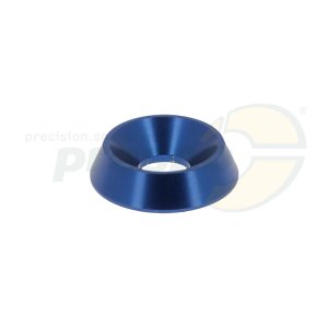 AL U-Scheibe fr SK-Schraube M6   18x6mm  Farbe: blau eloxiert