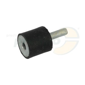 Silentblock Dimension: 20x20mm    Gewinde: 1 x M6 Lnge: 18mm + 1 x M 6 Innengew