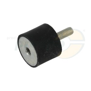Silentblock Dimension: 25x20mm    Gewinde: 1 x M6 Lnge: 18mm + 1 x M 6 Innengew